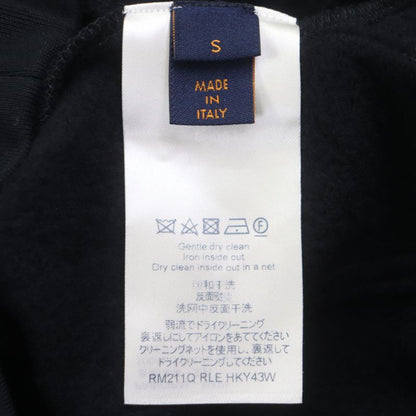 Louis Vuitton 21SS Monogram Circle Cut Lined Hooded Pullover Hoodie Black S