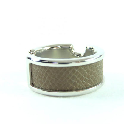 Hermes Olympe Ring PM Vaume D'adam Metal Etoupe Silver Hardware Ring - Ring XS