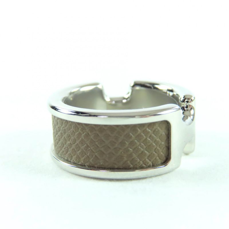 Hermes Olympe Ring PM Vaume D'adam Metal Etoupe Silver Hardware Ring - Ring XS