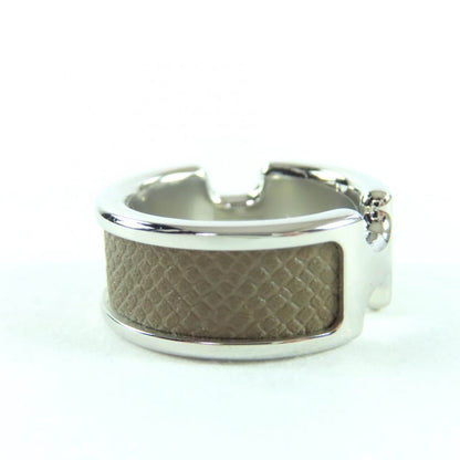 Hermes Olympe Ring PM Vaume D'adam Metal Etoupe Silver Hardware Ring - Ring XS
