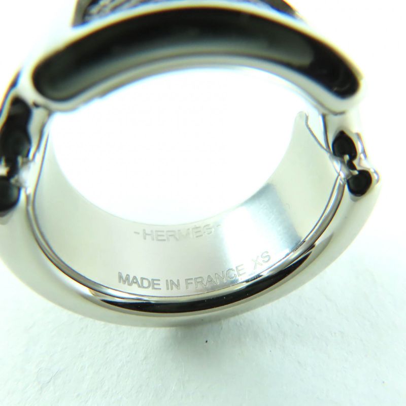 Hermes Olympe Ring PM Vaume D'adam Metal Etoupe Silver Hardware Ring - Ring XS