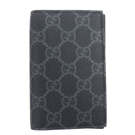 Gucci 821209 Coated Fabric GG Emblem Pass Case Business Card Holder Card Case