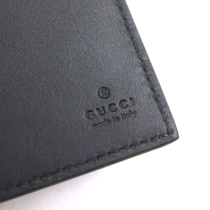 Gucci 821209 Coated Fabric GG Emblem Pass Case Business Card Holder Card Case