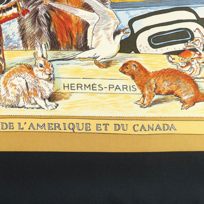 Hermes Carré 90 Tsitsika 100% Silk Rare Kermit Oliver Scarf Multi With Box Made