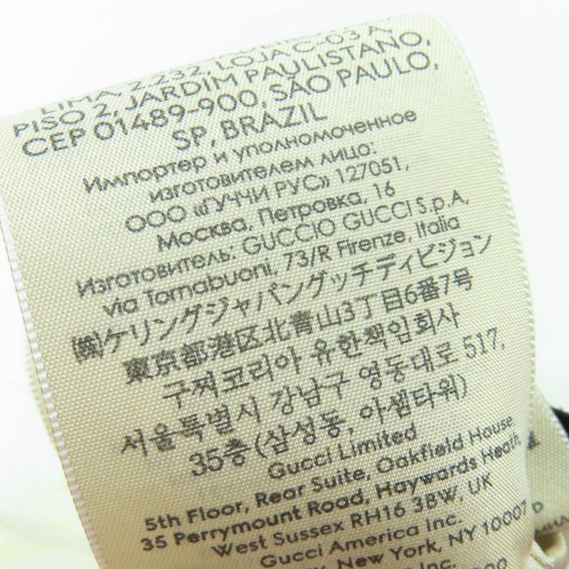 Gucci 763498 Sheepskin Gghardware Lamb Fur Hat Ivory M Storage With Bag Made In