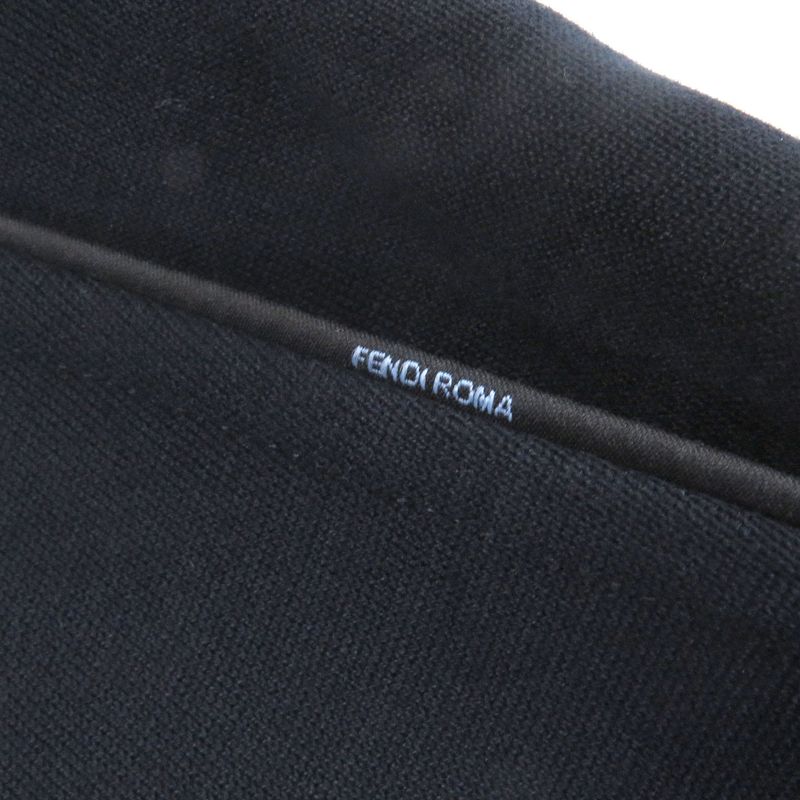 Fendi 2021 Fb0599 Side Logo Line Jogger Pants Sweatpants Navy 48 Made In Italy