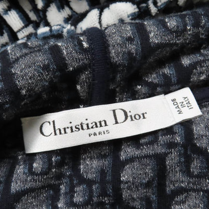 Christian DIOR 21SS 123r02a4022 Oblique Velour Hoodie Dress Navy XS Size Approx