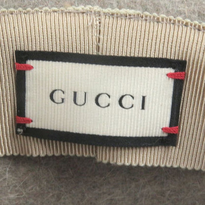 Gucci Rabbit Fur Taiga Head Felt Hat Beige L/59cm (23.23in) With Box Made In