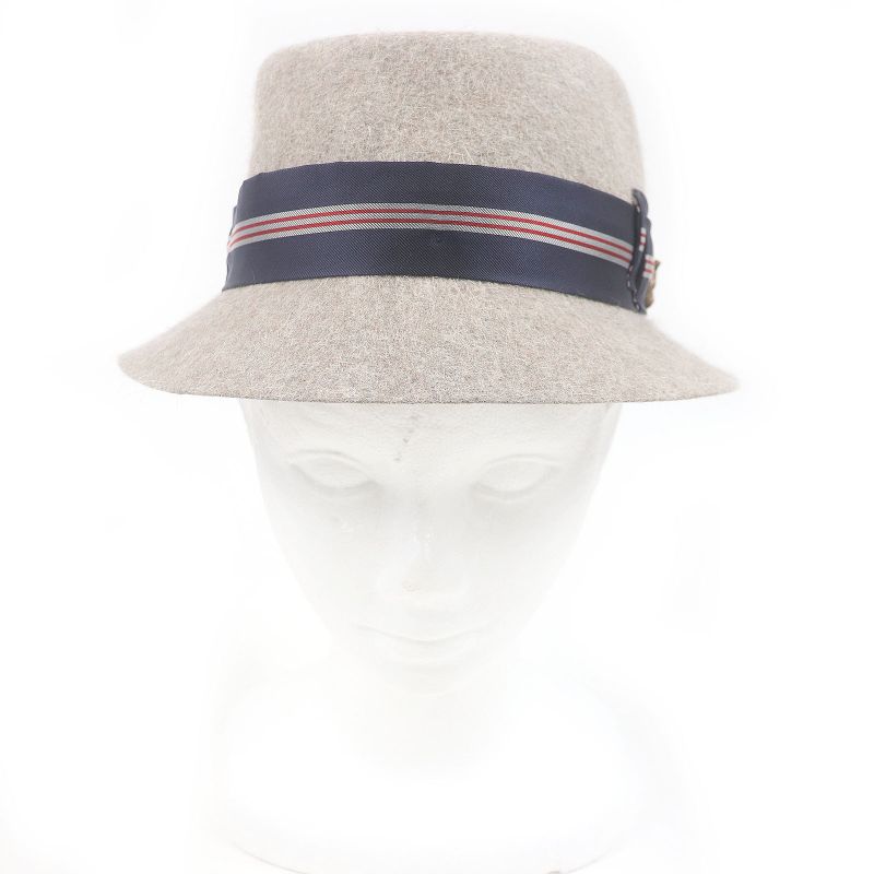 Gucci Rabbit Fur Taiga Head Felt Hat Beige L/59cm (23.23in) With Box Made In