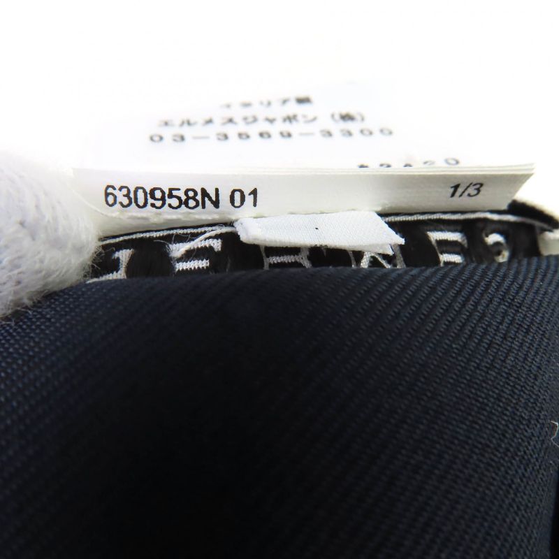 Hermes Santoleno 100% Cashmere With Serie Buttons Leather Use Beret Wine Red