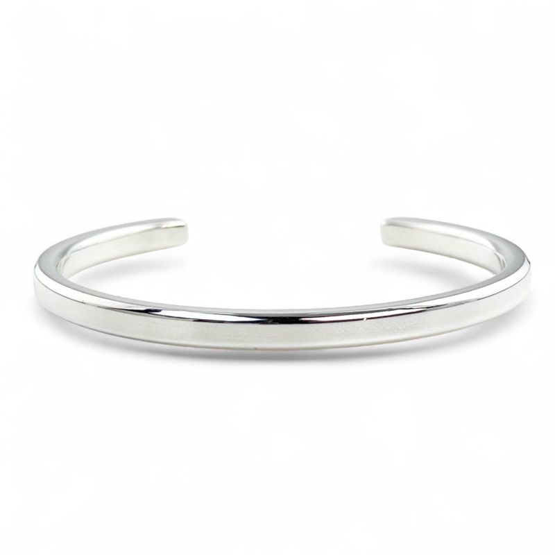 Tiffany & Co Current Makers Narrow Cuff Bangle Accessory Sv925 Silver Ladies