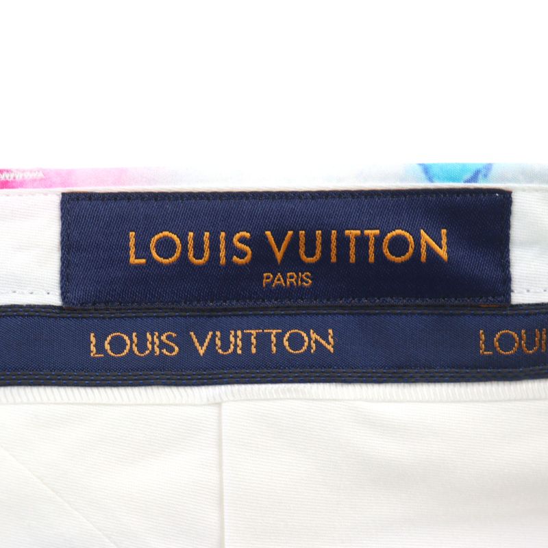Louis Vuitton 21SS Hlp01w Monogram Watercolor Half Pants Shorts Multicolor 38