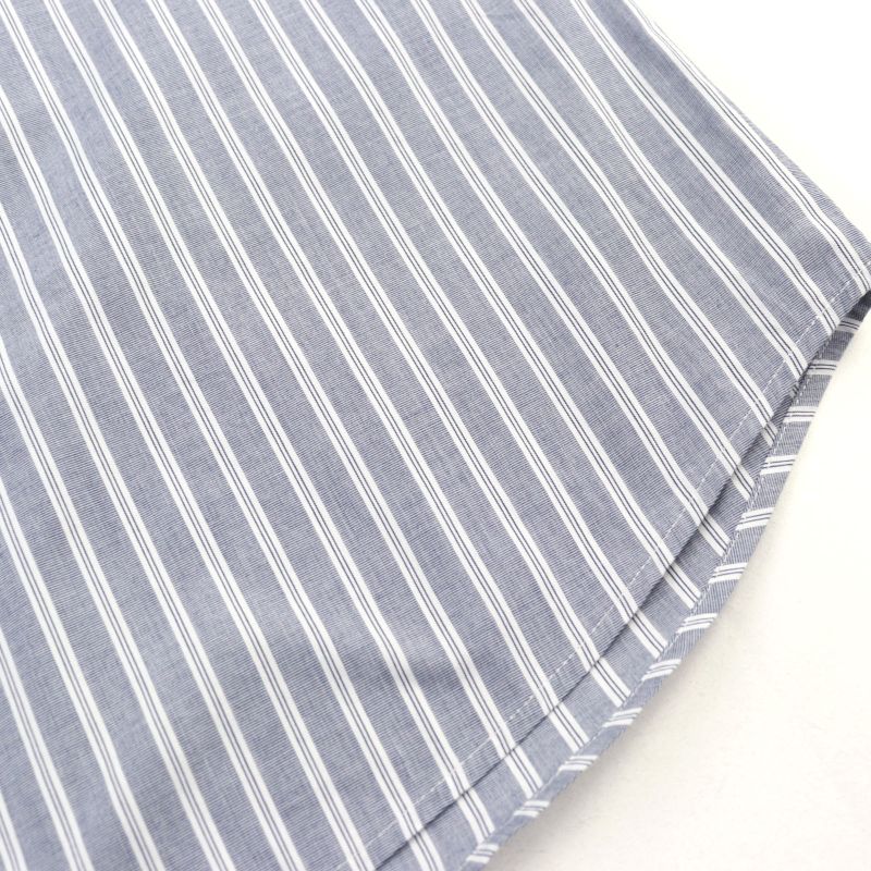 Celine 2c73b425x Oversized Shirt IN Striped Cotton Eddy Triomphe Long Sleeve