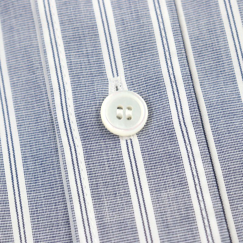 Celine 2c73b425x Oversized Shirt IN Striped Cotton Eddy Triomphe Long Sleeve