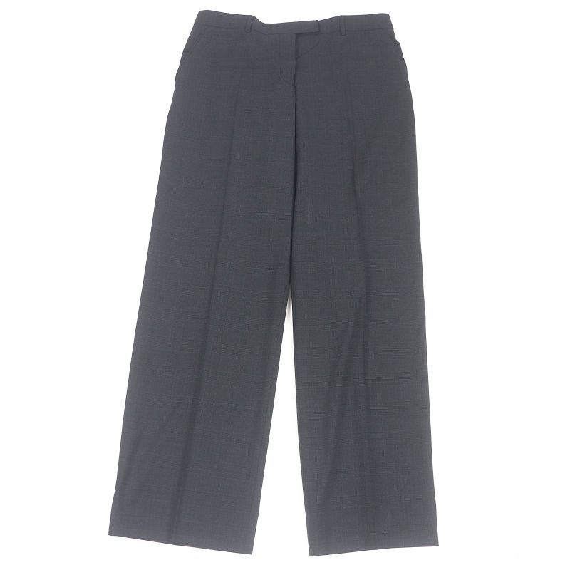 Miu Miu Miu 2024 Dna971 Glen Check Slacks Trousers Pants Dark Gray 44 Made In