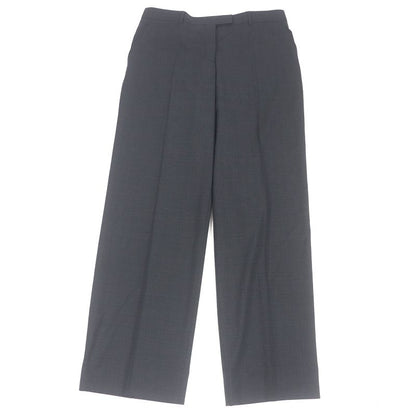 Miu Miu Miu 2024 Dna971 Glen Check Slacks Trousers Pants Dark Gray 44 Made In