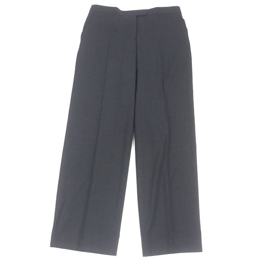 Miu Miu Miu 2024 Dna971 Glen Check Slacks Trousers Pants Dark Gray 44 Made In