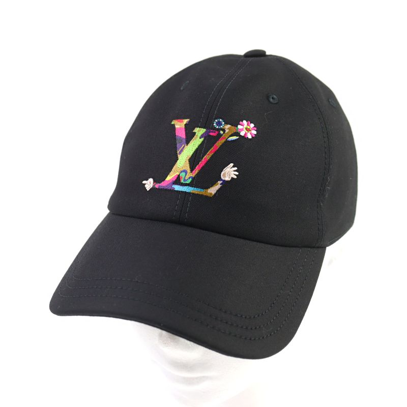 Louis Vuitton Murakami Takashi Murakami M5000m Super Flat Cap With LV Logo