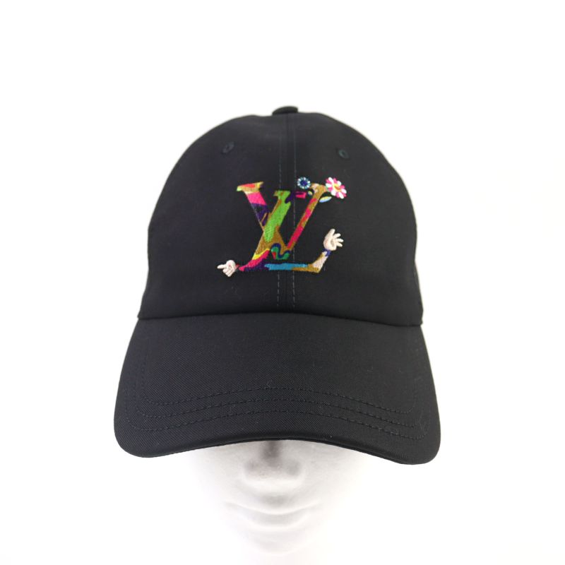 Louis Vuitton Murakami Takashi Murakami M5000m Super Flat Cap With LV Logo