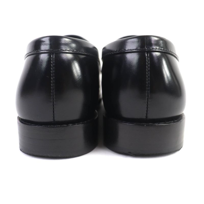 Louis Vuitton 1abiba Chess Loafer LV Circle Leather Shoes Black Gold Hardware