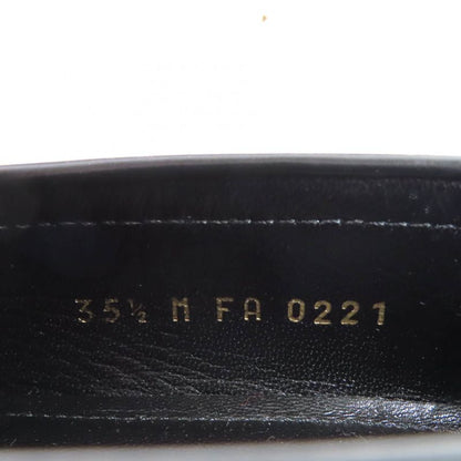 Louis Vuitton 1abiba Chess Loafer LV Circle Leather Shoes Black Gold Hardware