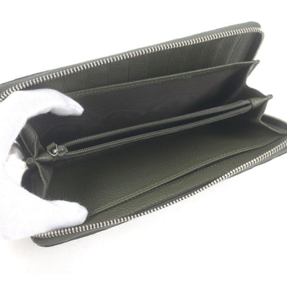 Gucci 739482 Leather Jumbo GG Round Zip 739482 Long Wallet Long Wallet Organizer