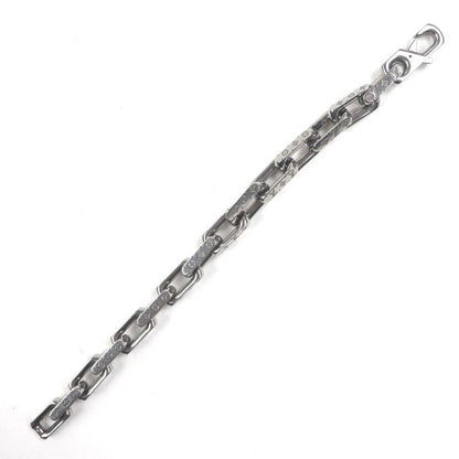 Louis Vuitton M00309 Bracelet Monogram Chain Metal Silver Men's