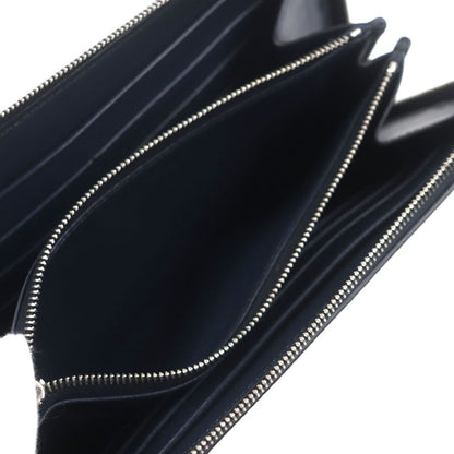 Celine 10b553bel Grained Calfskin Leather Large Zip Wallet Round Zipper Long