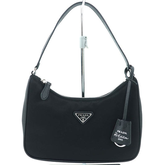 Prada 1n204m Re-edition 2005 Re-nylon Mini Bag Triangle Logo Leather Use