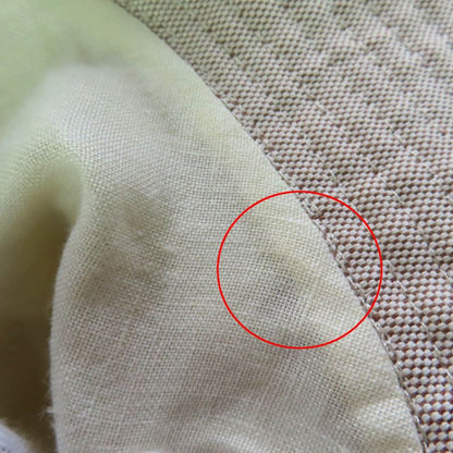 Hermes 100% Cotton 100% Linen Lining Leather Use Hat Bucket Hat Beige 56 Made