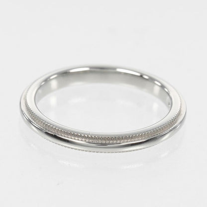 Tiffany & Co Together Milgrain 2mm (0.08in) Band Pt950platinum #6 Ladies 3.2g