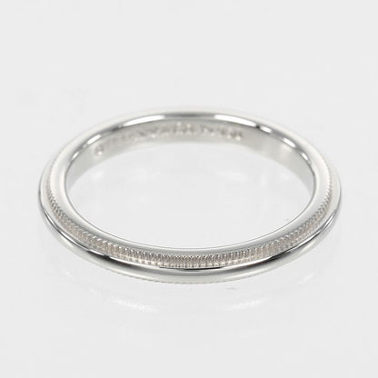 Tiffany & Co Together Milgrain 2mm (0.08in) Band Pt950platinum #6 Ladies 3.2g