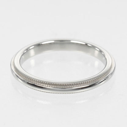 Tiffany & Co Together Milgrain 2mm (0.08in) Band Pt950platinum #6 Ladies 3.2g