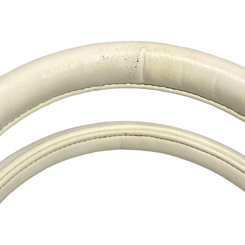 Chanel Boston Bag Matelasse A05943 White And Black Leather