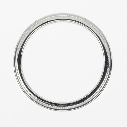 Tiffany & Co Together Millegrain Pt950platinum #10 Ladies 3.5g Ring