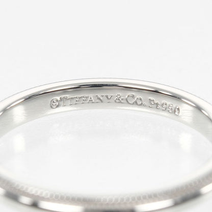 Tiffany & Co Together Millegrain Pt950platinum #10 Ladies 3.5g Ring