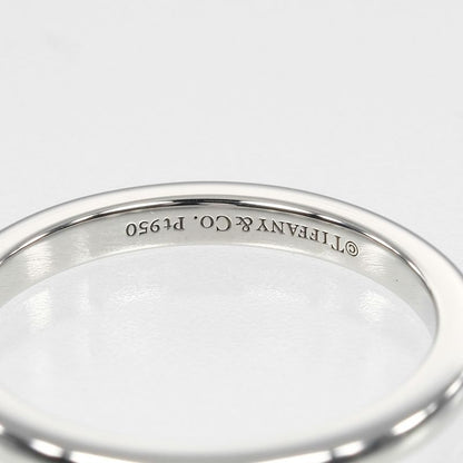 Tiffany & Co Forever Classic Band Pt950platinum X 3P Diamonds #6.5 Ladies 3g