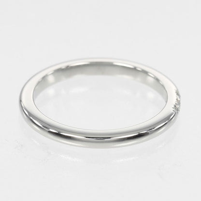 Tiffany & Co Forever Classic Band Pt950platinum X 3P Diamonds #6.5 Ladies 3g