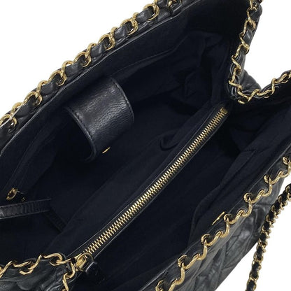 Chanel Tote Bag Chain Me A50495 Black Chain Shoulder/gold Hardware Lambskin