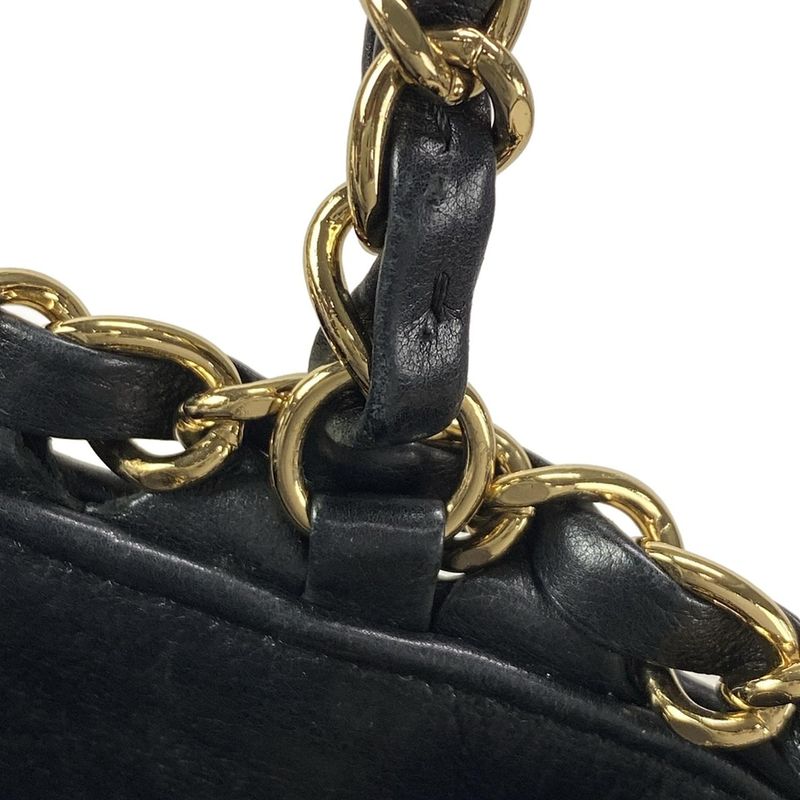 Chanel Tote Bag Chain Me A50495 Black Chain Shoulder/gold Hardware Lambskin
