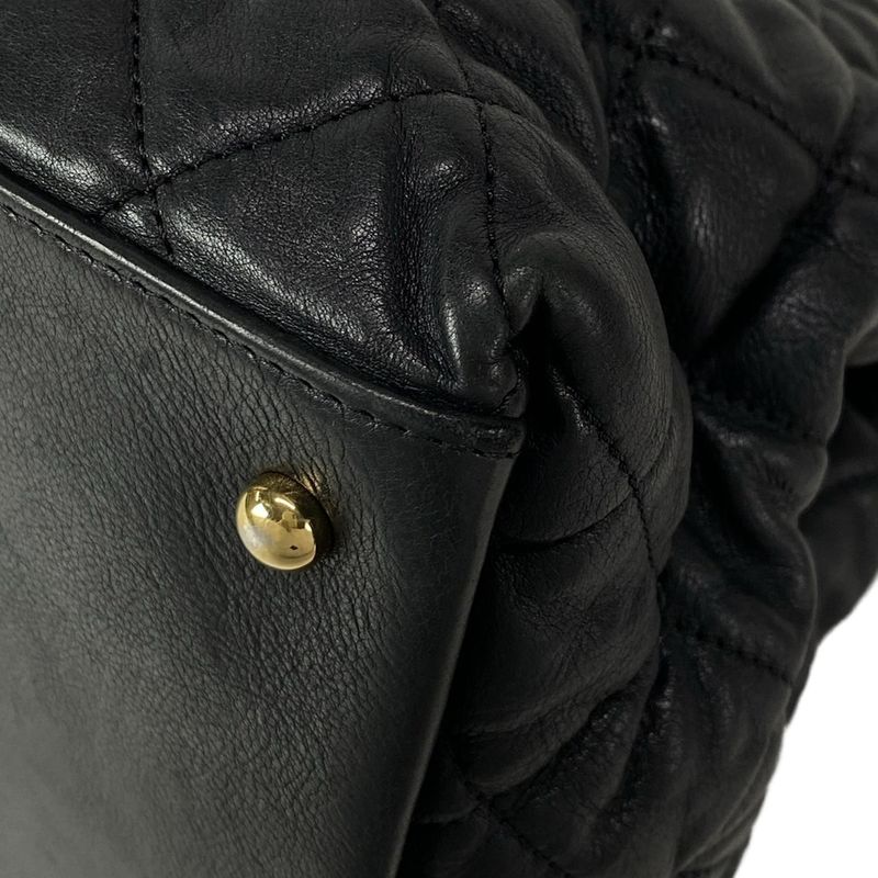 Chanel Tote Bag Chain Me A50495 Black Chain Shoulder/gold Hardware Lambskin