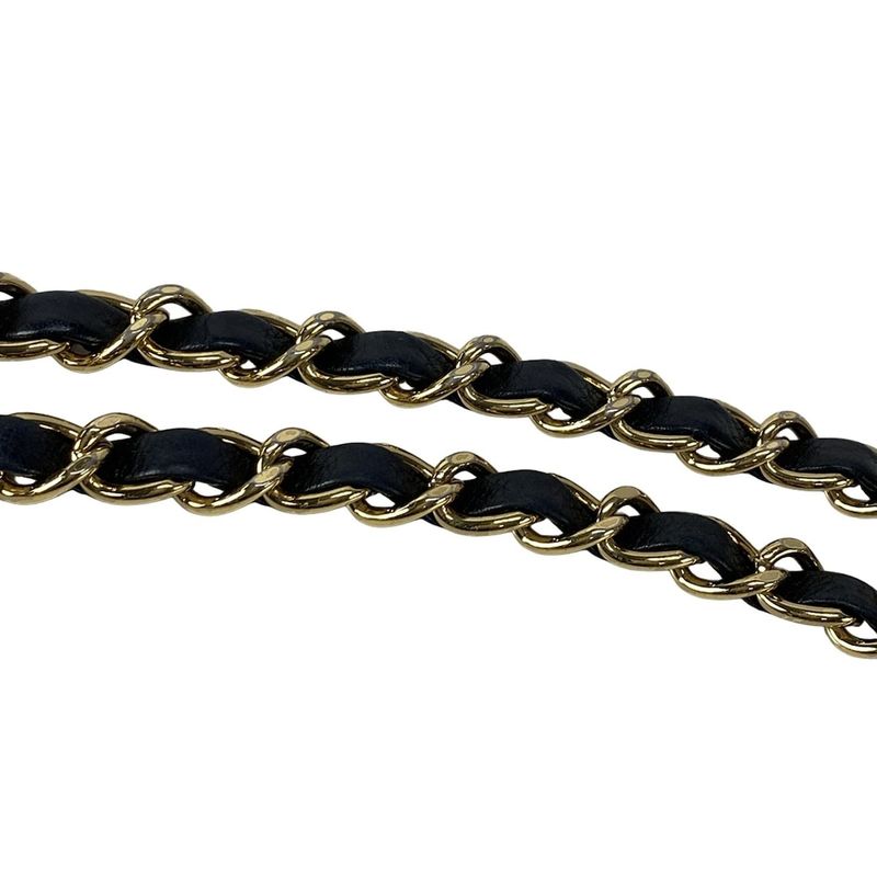 Chanel Tote Bag Chain Me A50495 Black Chain Shoulder/gold Hardware Lambskin