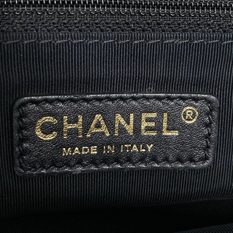 Chanel Tote Bag Chain Me A50495 Black Chain Shoulder/gold Hardware Lambskin