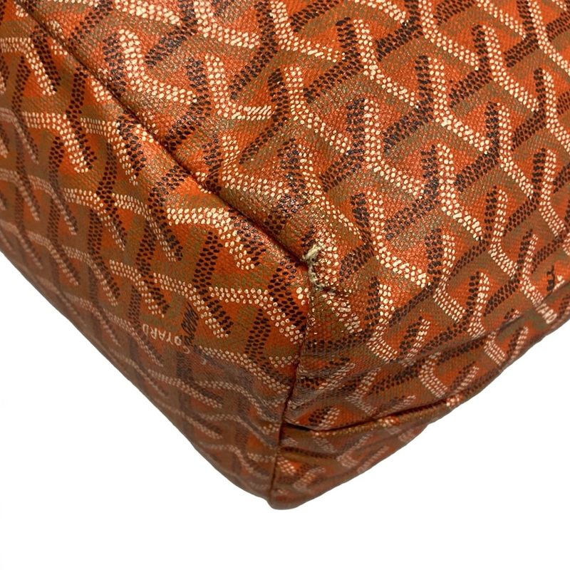 Goyard Tote Bag Saint Louis PM Orange Leather