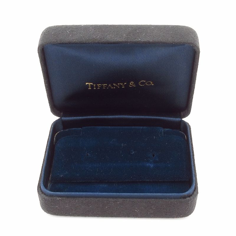 Tiffany & Co Earrings Victoria Mini Pt950 X Diamond 4P Diamonds On One Side