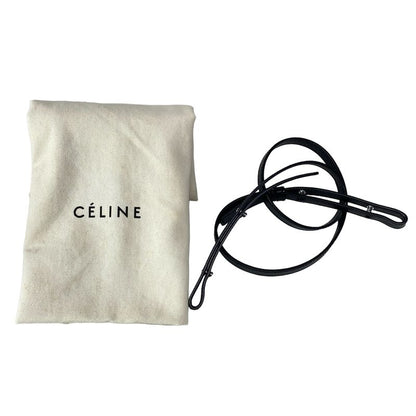 Celine Tote Bag Bertical Cabas Small Black Leather