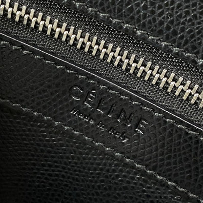 Celine Tote Bag Bertical Cabas Small Black Leather