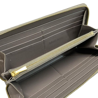 Celine Long Wallet - Glazed Round Zipper Leather