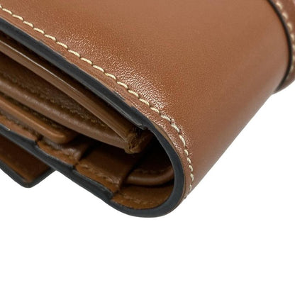 Celine Trifold Wallet Small Tri-fold Wallet 10f523cq704lu Tan (brown)