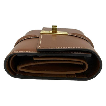 Celine Trifold Wallet Small Tri-fold Wallet 10f523cq704lu Tan (brown)